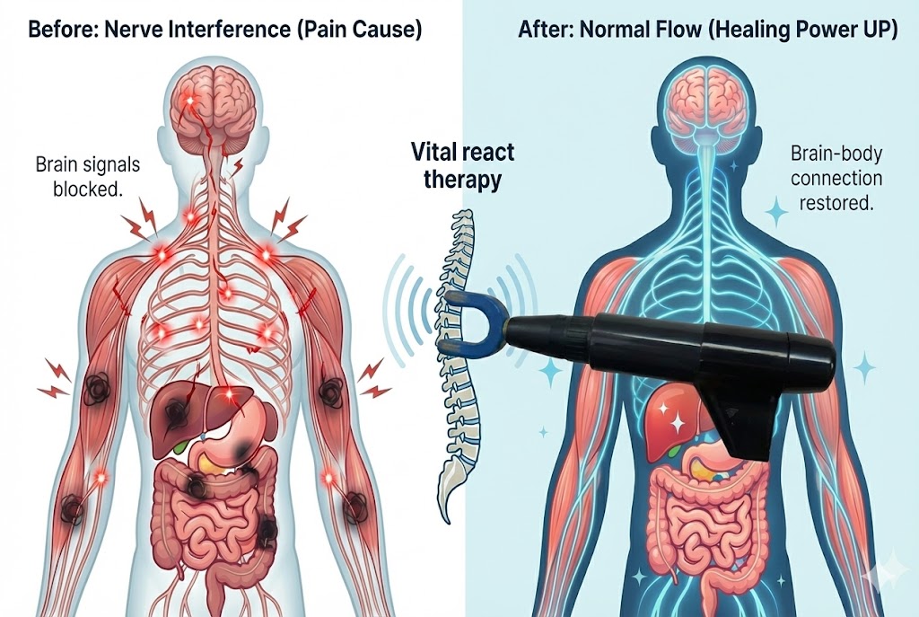 バイタルリアクトセラピーの施術風景